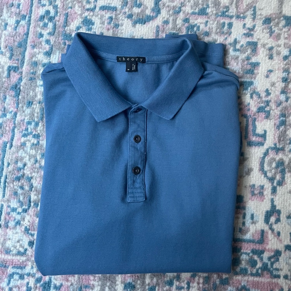 PERFECT THEORY MEN’S BLUE POLO SHIRT